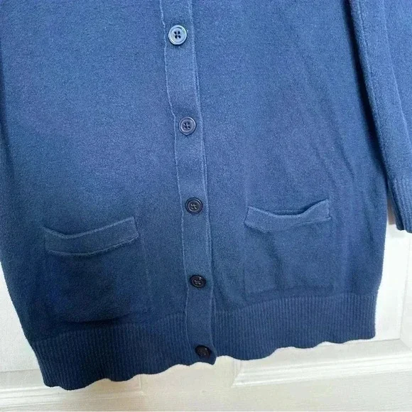 Banana Republic Factory Cardigan Dark Blue Size  Small - Picture 3 of 16